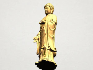 gautama buddha standing 3D Print Model