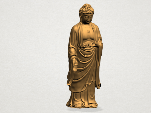 gautama buddha standing 3Dプリントモデル