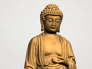 gautama buddha standing 3D Print Model