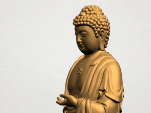gautama buddha standing 3D Print Model