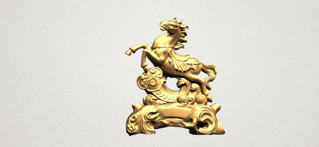 horse 02 3Dプリントモデル .c4d .max .obj .3ds .fbx .stl .blend 