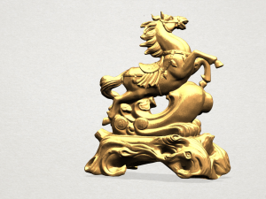 horse 02 3Dプリントモデル