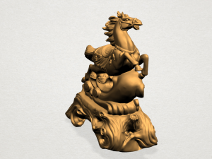horse 02 3Dプリントモデル