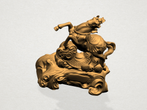 horse 02 3Dプリントモデル