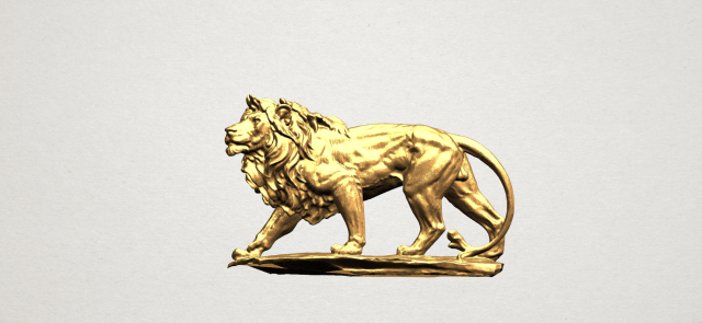 lion 02 Modèles 3D en vedette .c4d .max .obj .3ds .fbx .stl .blend 