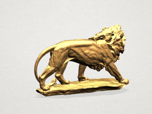 lion 02 Modèles 3D en vedette