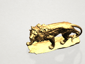 lion 02 Modèles 3D en vedette