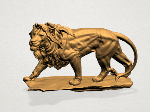 lion 02 Modèles 3D en vedette