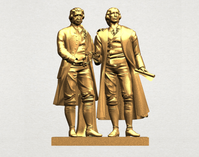 goethe schiller 3Dプリントモデル .c4d .max .obj .3ds .fbx .stl .blend 
