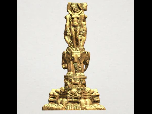 thai elephant tower 3D Print Model