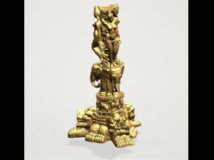 thai elephant tower 3D Print Model
