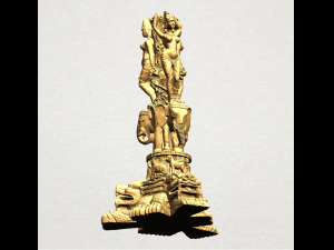 thai elephant tower 3D-printmodel