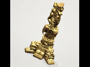 thai elephant tower 3D Print Model