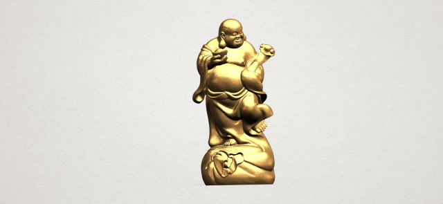 metteyya buddha 04 3Dプリントモデル .c4d .max .obj .3ds .fbx .stl .blend 