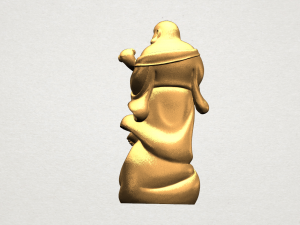metteyya buddha 04 3Dプリントモデル
