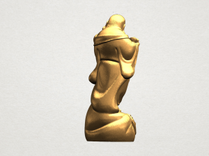 metteyya buddha 04 3Dプリントモデル