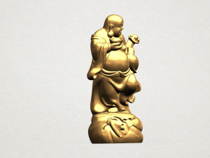 metteyya buddha 04 3Dプリントモデル
