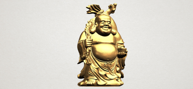 metteyya buddha 05 3D 프린트 모델 .c4d .max .obj .3ds .fbx .stl .blend 