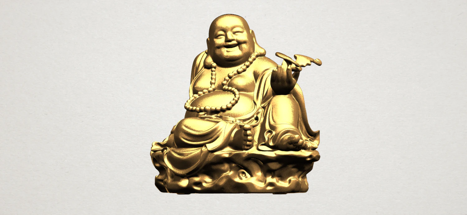 metteyya buddha 06 3D Print Model .c4d .max .obj .3ds .fbx .stl .blend 