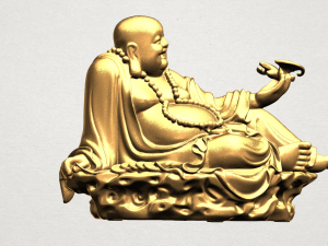 metteyya buddha 06 3Dプリントモデル