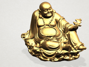 metteyya buddha 06 3Dプリントモデル