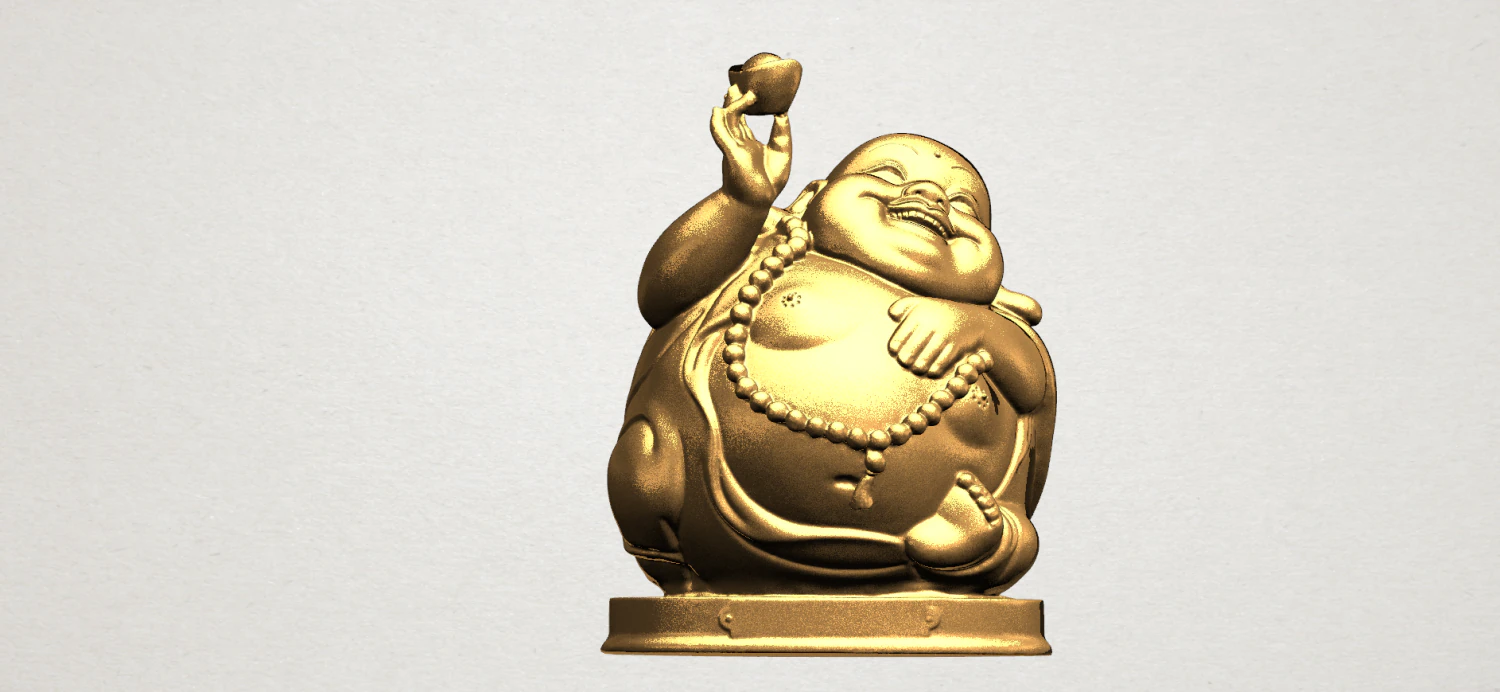 metteyya buddha 07 3D Print Model .c4d .max .obj .3ds .fbx .stl .blend
