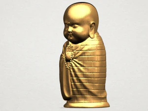 little monk 3D Print Model