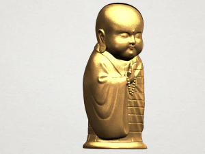 little monk 3D Print Model