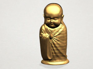 little monk 3D Print Model