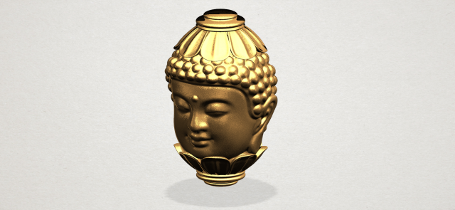 buddha - head sculpture Modelo de Impressão 3D .c4d .max .obj .3ds .fbx .stl .blend 