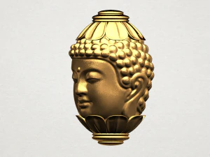 buddha - head sculpture 3D Print Model
