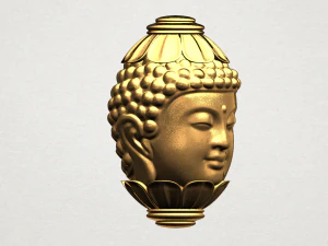 buddha - head sculpture 3D Print Model