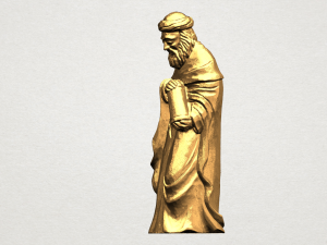 sculpture of arabian 3D-printmodel