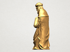 sculpture of arabian 3D-printmodel