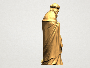 sculpture of arabian 3D-printmodel
