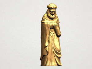 sculpture of arabian 3D-printmodel