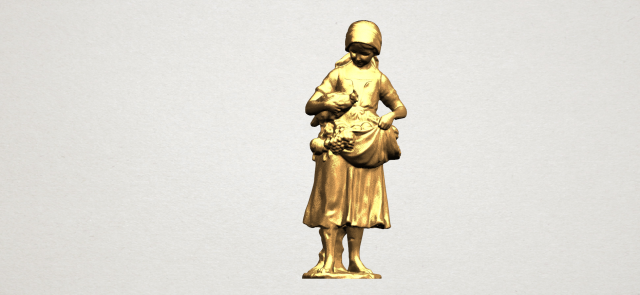 village girl Modèles 3D en vedette .c4d .max .obj .3ds .fbx .stl .blend 