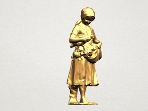 village girl Modèles 3D en vedette