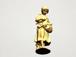 village girl 3D Print Model