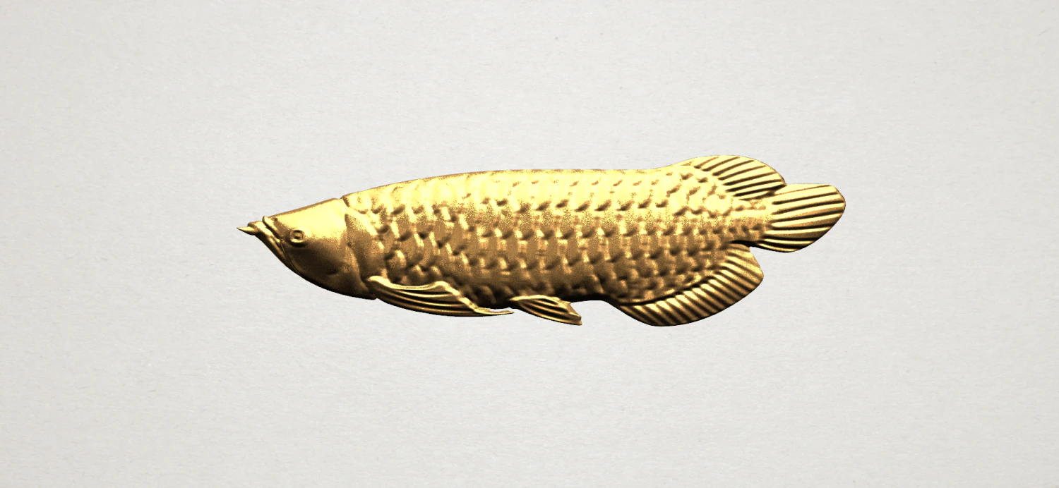 fish 01 3D Print Model .c4d .max .obj .3ds .fbx .stl .blend 