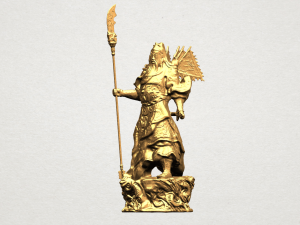 guan gong 01 3D-Druckmodell