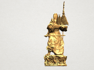 guan gong 01 3D-Druckmodell
