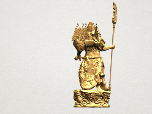 guan gong 01 3D-Druckmodell