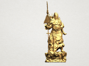 guan gong 01 3D-Druckmodell