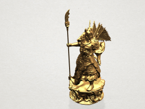 guan gong 01 3D-Druckmodell