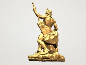 naked warrior 3D Print Model