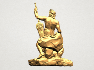 naked warrior Modelo de Impressão 3D