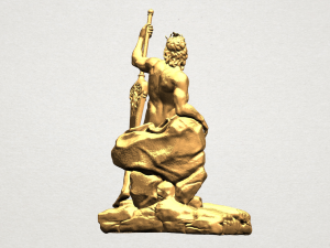 naked warrior Modelo de Impressão 3D