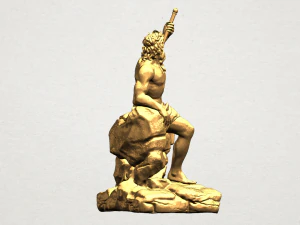 naked warrior 3D Print Model