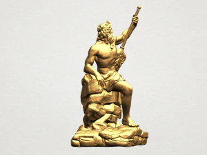 naked warrior 3D Print Model